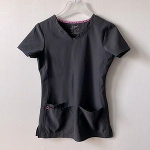 heartsoul Break On Through Pitter-Pat STRETCH V-Neck Scrub Top